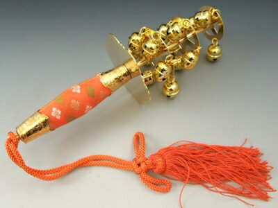 楽天市場】三番叟鈴 上 三番叟 鈴 踊り 小道具 神楽鈴 神楽 さんばそう