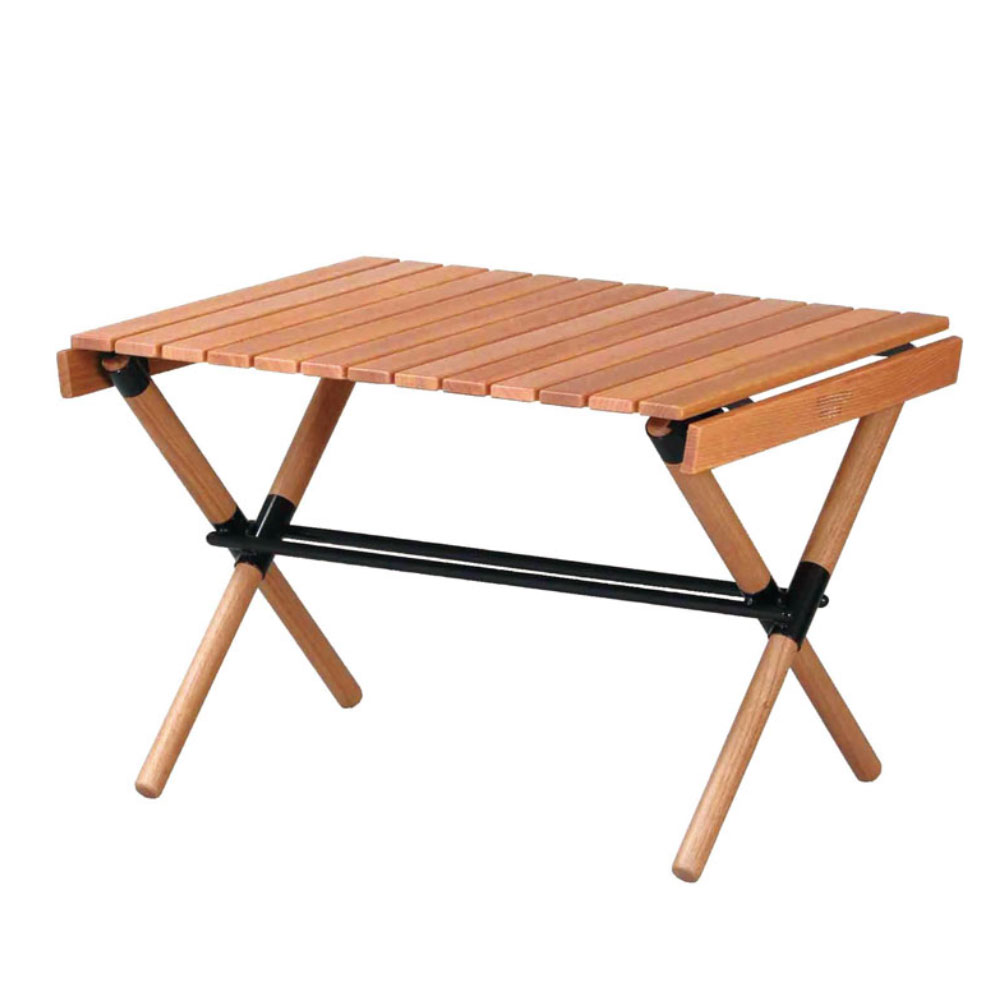 コールマン折りたたみアウトドアテーブル 木製天板 使用1回だけ