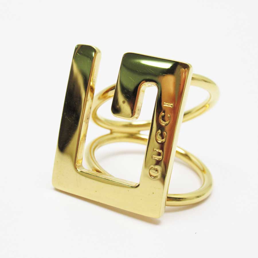 楽天市場】グッチ スカーフリング Gモチーフ ゴールド 金属素材 GUCCI