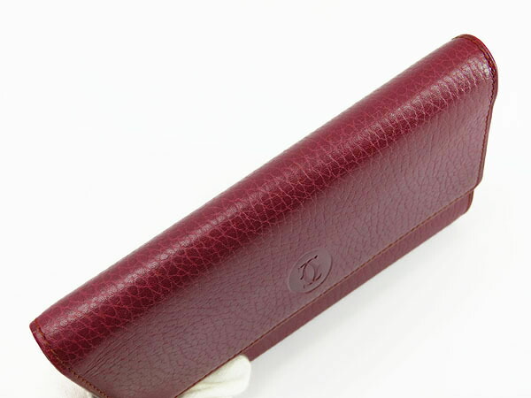 楽天市場】【ほぼ新品】カルティエ Cartier マストライン がま口 三