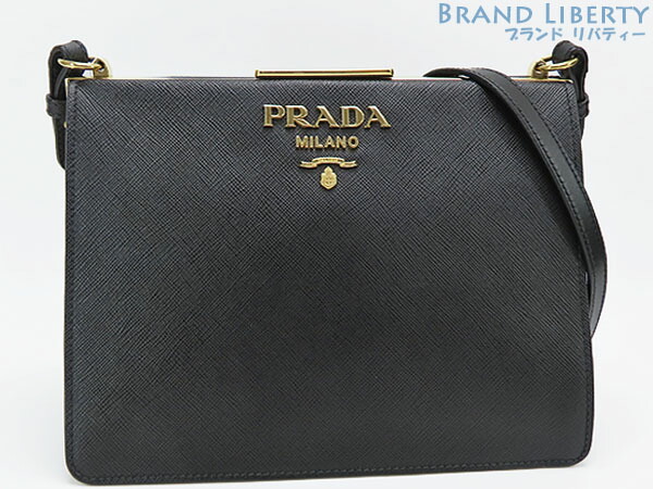 楽天市場】【美品】プラダ PRADA サフィアーノ ライトフレームバッグ