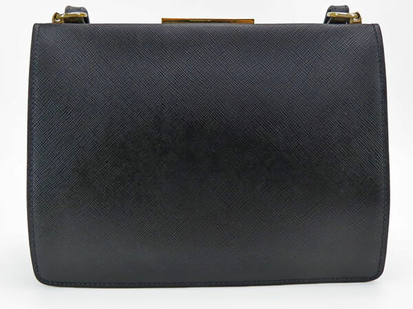 楽天市場】【美品】プラダ PRADA サフィアーノ ライトフレームバッグ