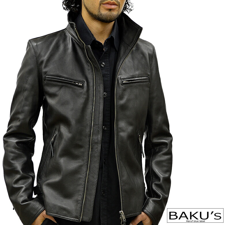 楽天市場】革ジャン レザージャケット ライダースジャケット メンズ 本