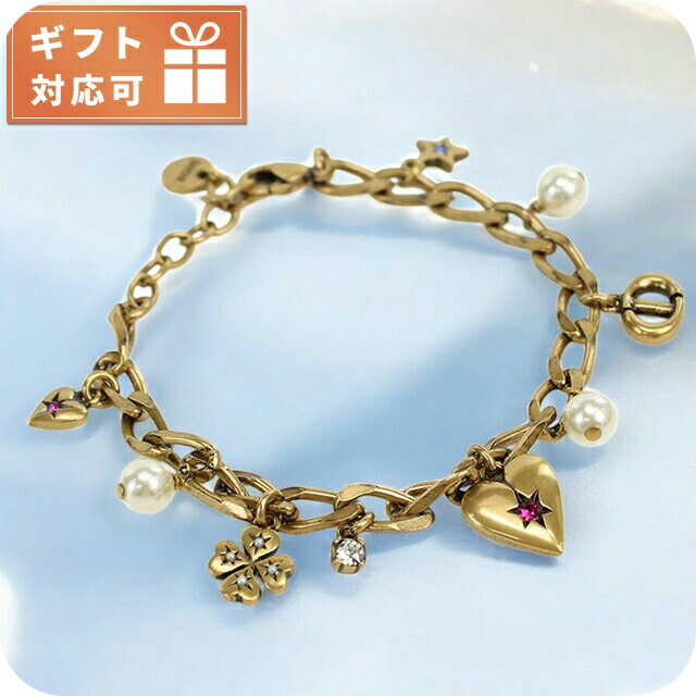 DIOR ゴールド バングル ハートチャーム付き DIOR | Dior Code