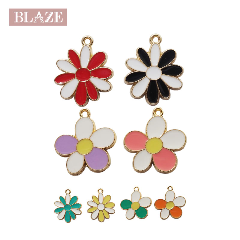 楽天市場】【2個入り】エポチャーム ミックスカラー フラワー 全4