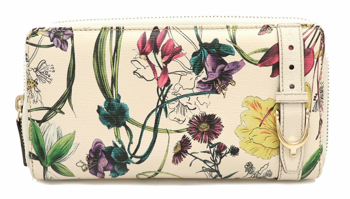 楽天市場】【財布】GUCCI グッチ フローラ ラウンドファスナー 長財布