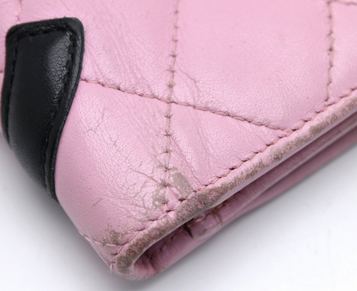 楽天市場】【財布】CHANEL シャネル カンボンライン がま口財布 ガマ口