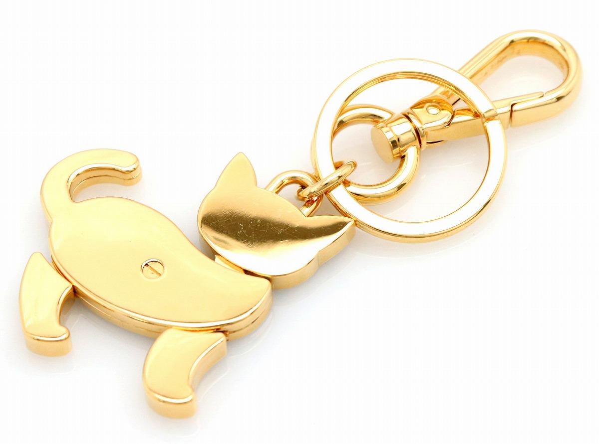 楽天市場】PRADA プラダ チャーム ネコ 猫 ロゴ バッグチャーム