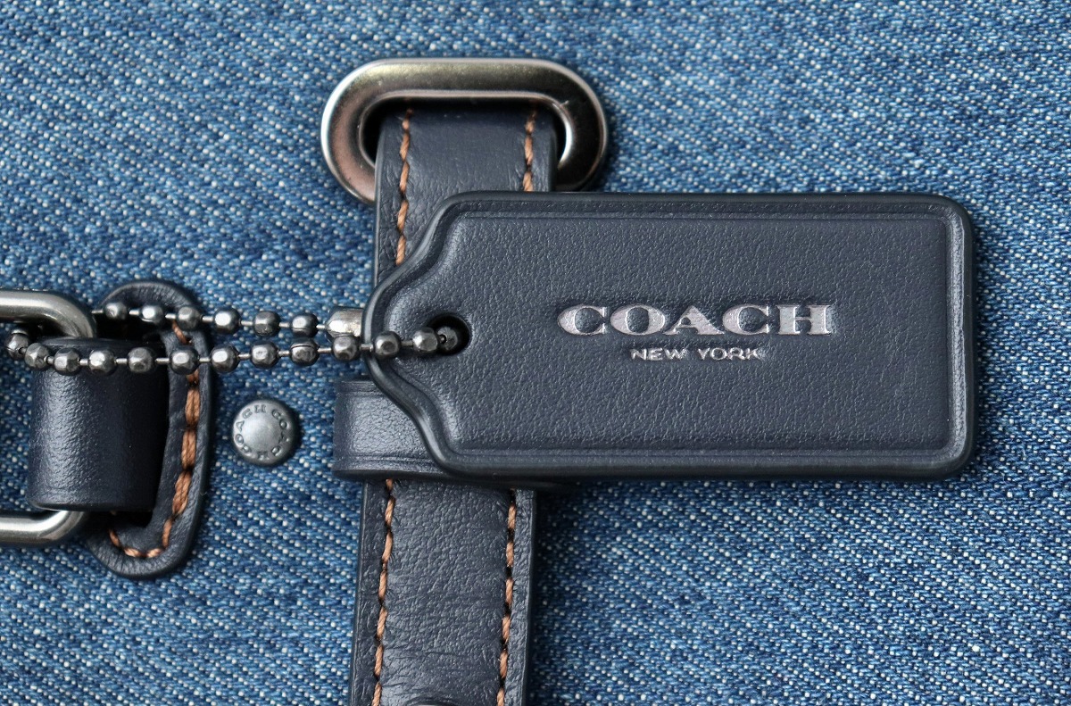 楽天市場】【未使用品】【バッグ】COACH コーチ デニム ミニブレイク
