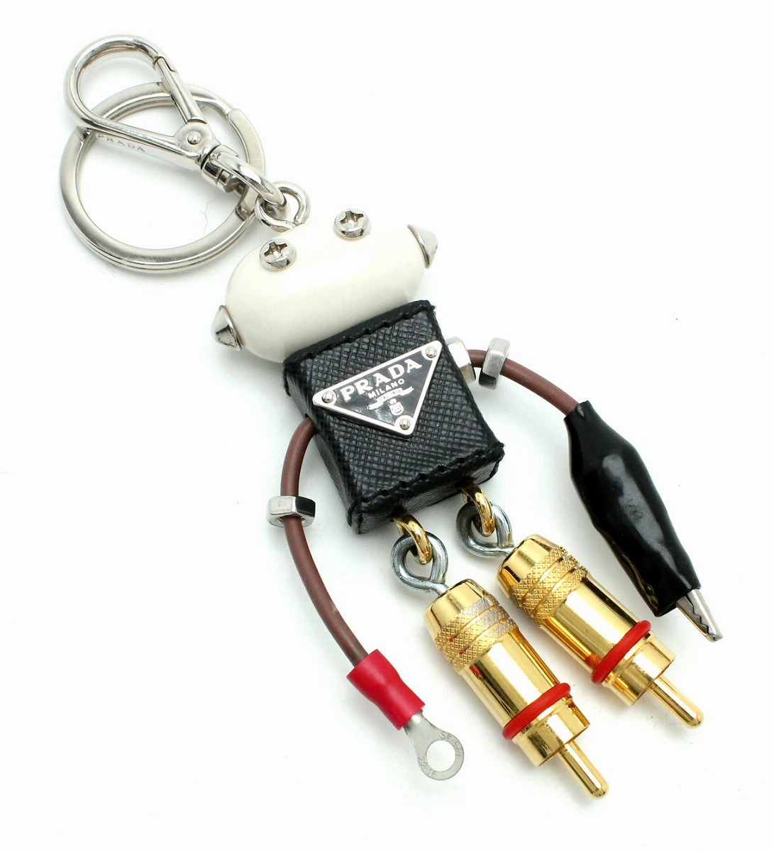 楽天市場】PRADA プラダ ロボット エドワード チャーム キーホルダー