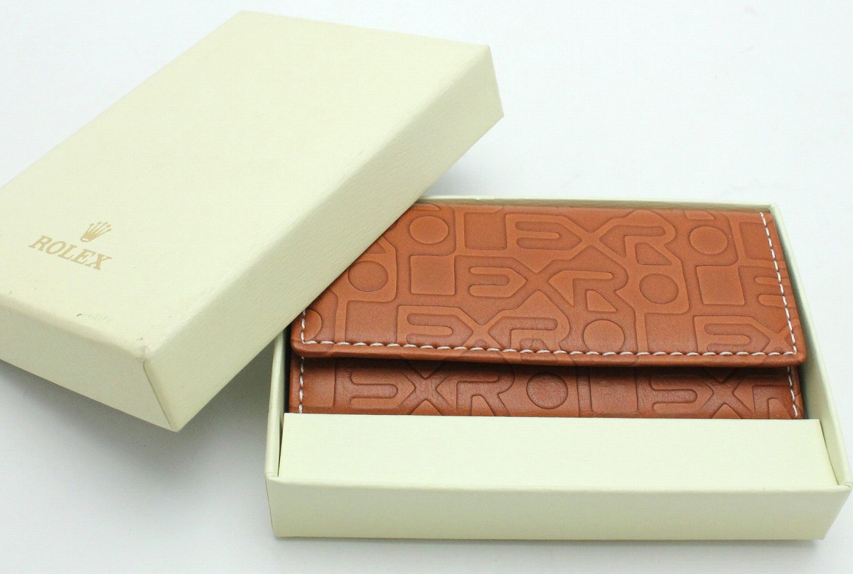 楽天市場】【新品未使用品】ROLEX ロレックス 4蓮キーケース レザー