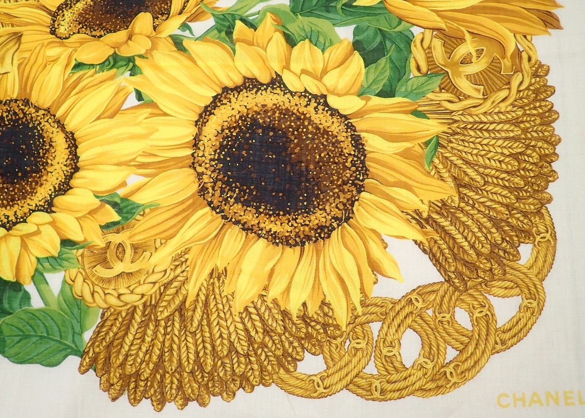 楽天市場】CHANEL シャネル ストール スカーフ ウール70% シルク30