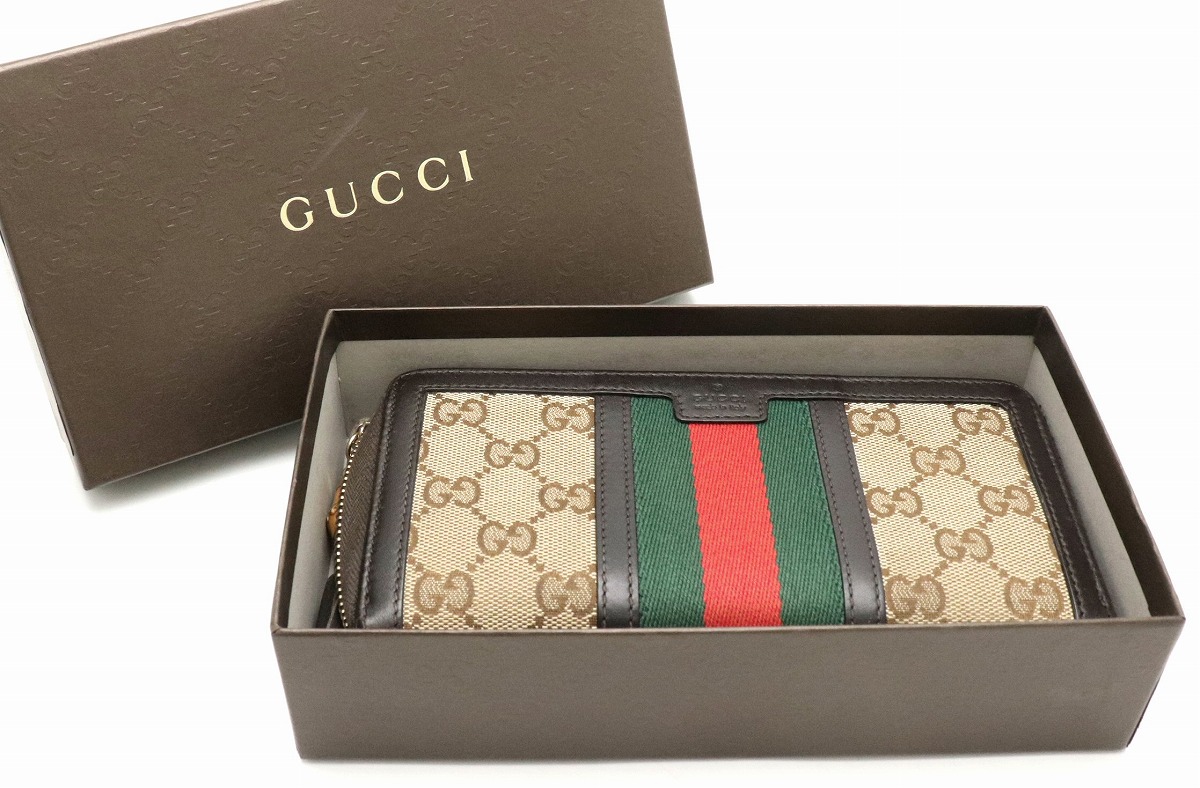 楽天市場】【財布】GUCCI グッチ GGキャンバス バンブータッセル