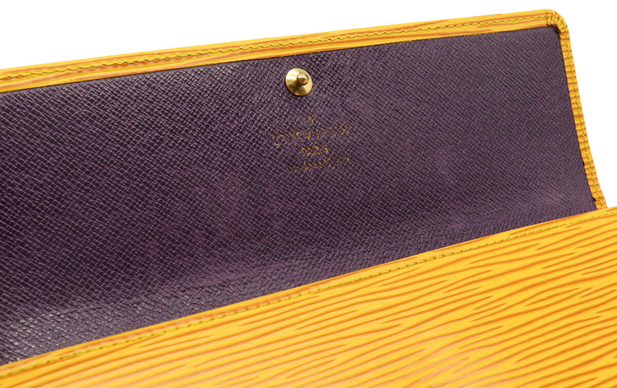 ルイヴィトン エピ ポルトモネクレディ 長財布 タッシリイエロー 財布