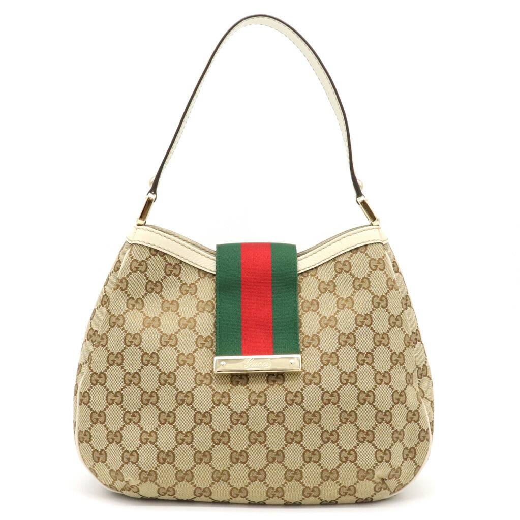 楽天市場】【バッグ】GUCCI グッチ GGキャンバス シェリーライン