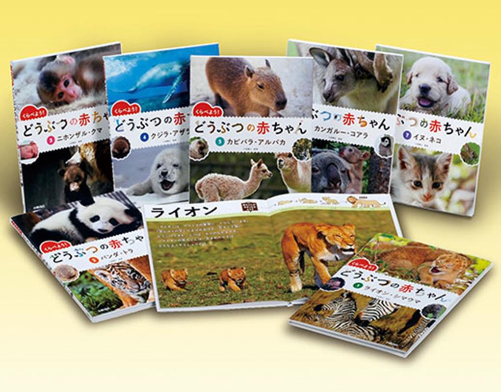 楽天ブックス: 教科書にのってるどうぶつの赤ちゃん（全6巻セット