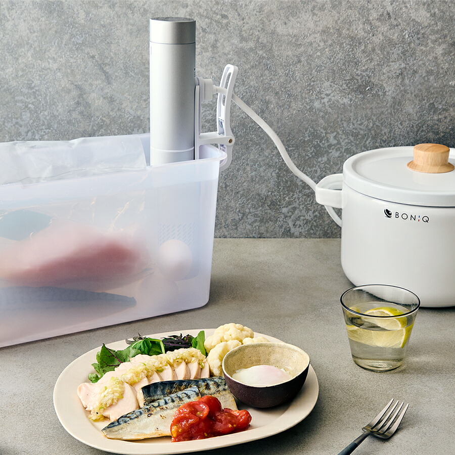 BNQ-04 BONIQ Pro ボニーク プロ 低温調理器 葉山社中 シルバー 葉山社