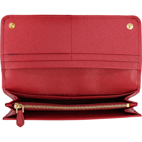 楽天市場】【未使用品】 プラダ 長財布 フラップ ロングウォレット