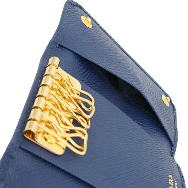 楽天市場】【10%OFF】 プラダ キーケース 6連 サフィアーノ メタル