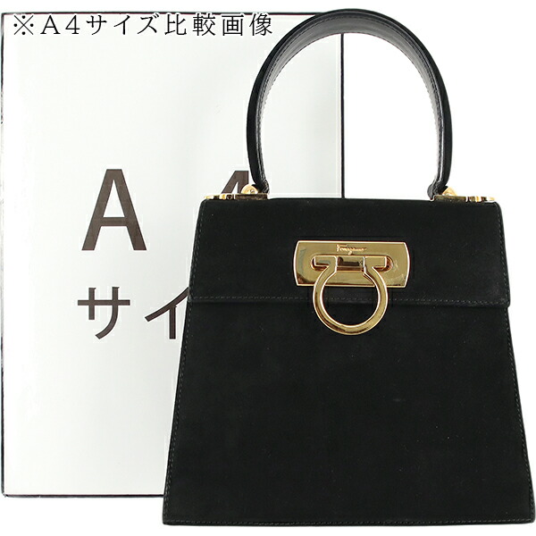 楽天市場】フェラガモ 2WAYバッグ ガンチーニ スエード レザー