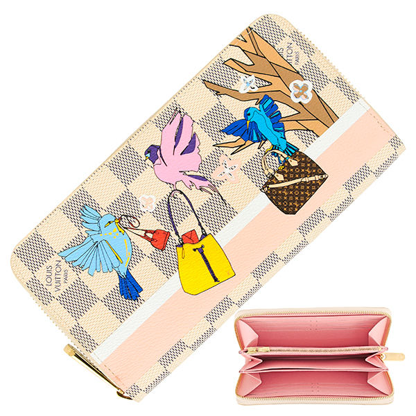 楽天市場】ルイヴィトン 長財布 ジッピーウォレット 鳥とバッグ ダミエ