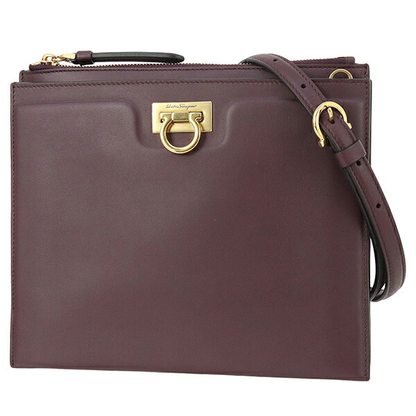 楽天市場】【新品】 フェラガモ ショルダーバッグ ガンチーニ カーフ