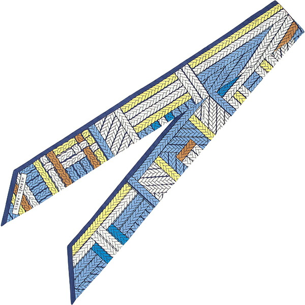 楽天市場】【10%OFF】 エルメス ツイリー トレスH シルク ブルー