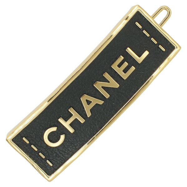 楽天市場】【10%OFF】 シャネル バレッタ CHANELロゴ GP レザー