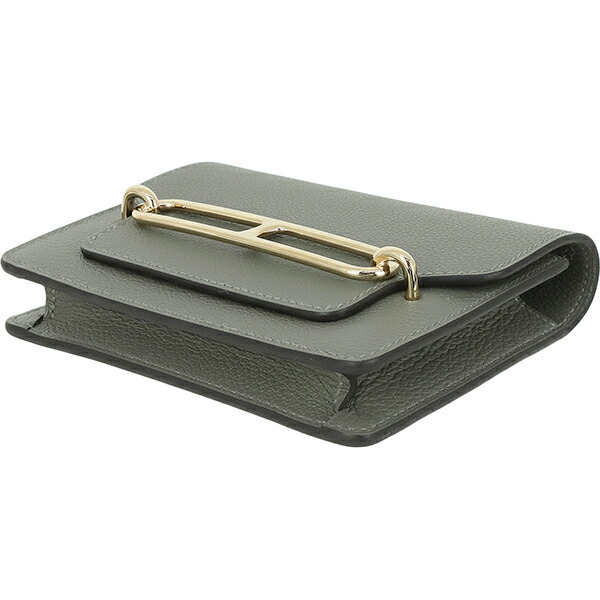 楽天市場】【新品】 エルメス 二つ折り財布 ロウリス ルリ スリム