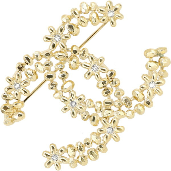 楽天市場】【10%OFF】 シャネル ブローチ ココマーク フラワー メタル