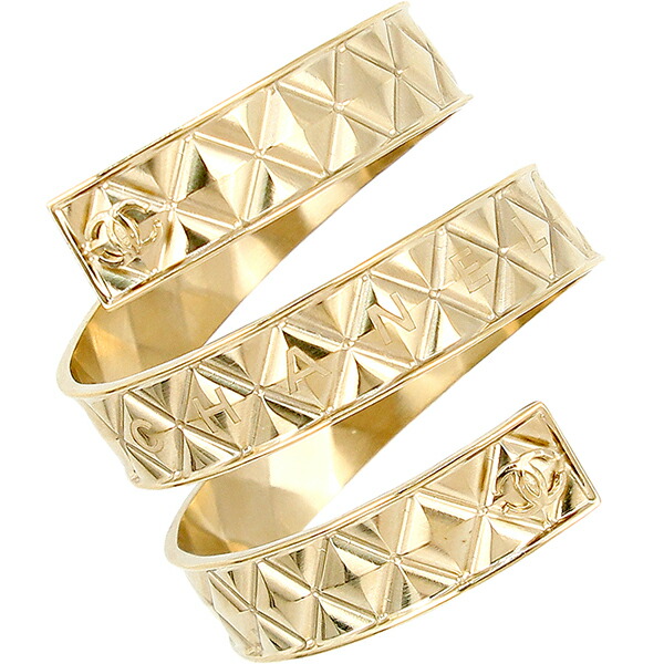 楽天市場】【美品】 シャネル バングル ココマーク ロゴ マトラッセ