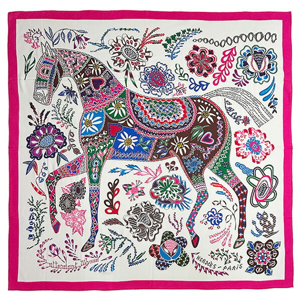 楽天市場】【超美品】 エルメス ショール カレ ジェアン 140