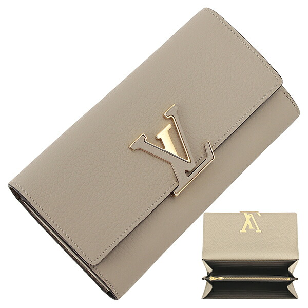 楽天市場】【新品】 ルイヴィトン 長財布 ポルトフォイユ カプシーヌ