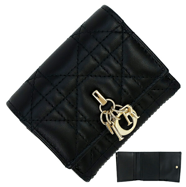 楽天市場】【未使用品】 ディオール 三つ折り財布 ハイビスカス L