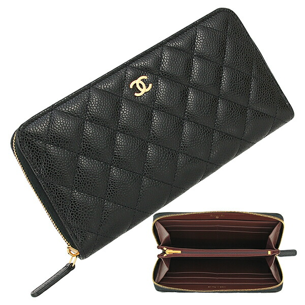 楽天市場】【新品】 シャネル 長財布 クラシック ロングジップ
