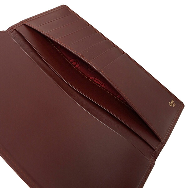 楽天市場】【未使用品】 カルティエ 長財布 小銭入れ無し 札入れ