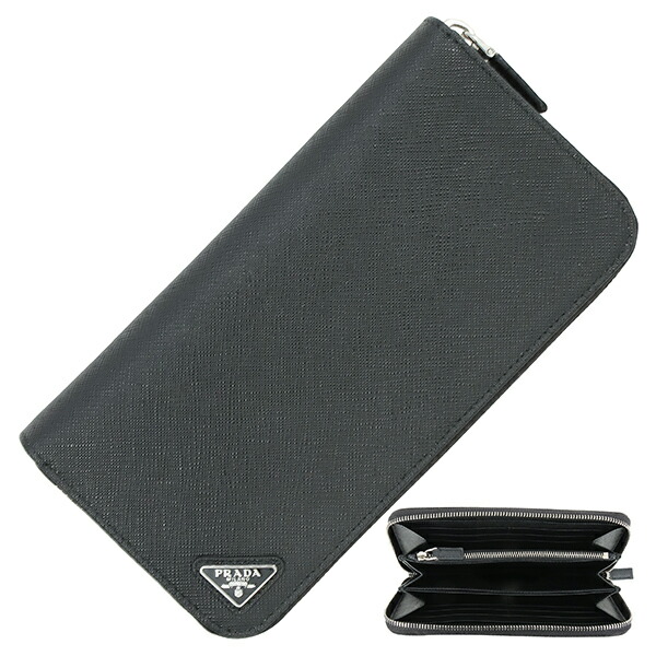 楽天市場】【新品】 プラダ 長財布 ジップアラウンド財布 サフィアーノ