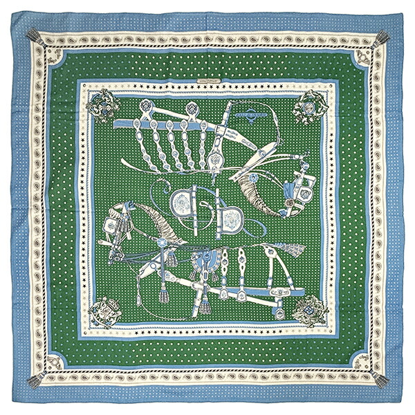 楽天市場】【超美品】 エルメス ショール カレ ジェアン 140 宮廷の