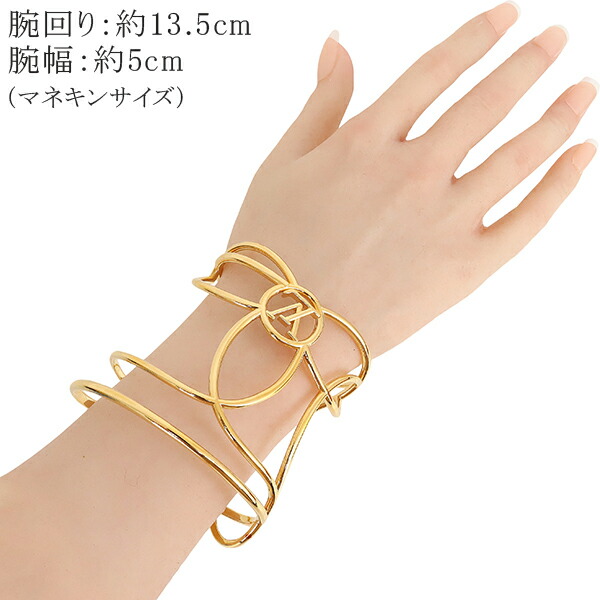 楽天市場】【10%OFF】 ルイヴィトン ブレスレット カフ フィリグラム M