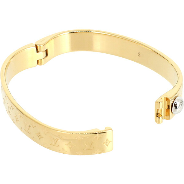 楽天市場】【美品】 ルイヴィトン ブレスレット カフ ナノグラム S