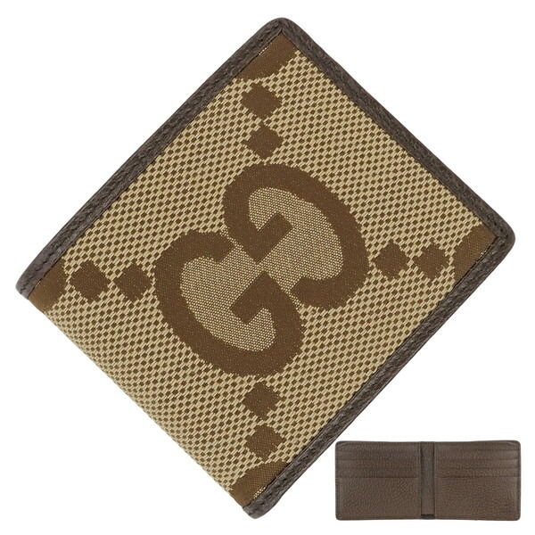 楽天市場】【10%OFF】 グッチ 二つ折り財布 札入れ 小銭入れ無し