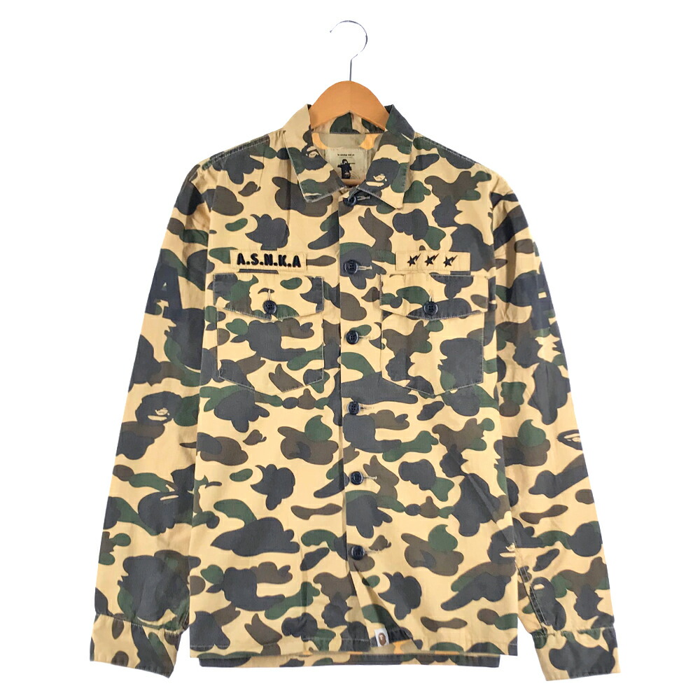 A BATHING APE カモフラージュ 半袖ミニワンピース 92 A BATHING APE