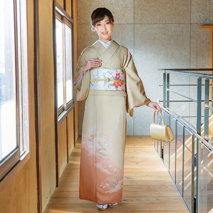 楽天市場】【レンタル】高級正絹 訪問着 フルセットレンタル 訪問着