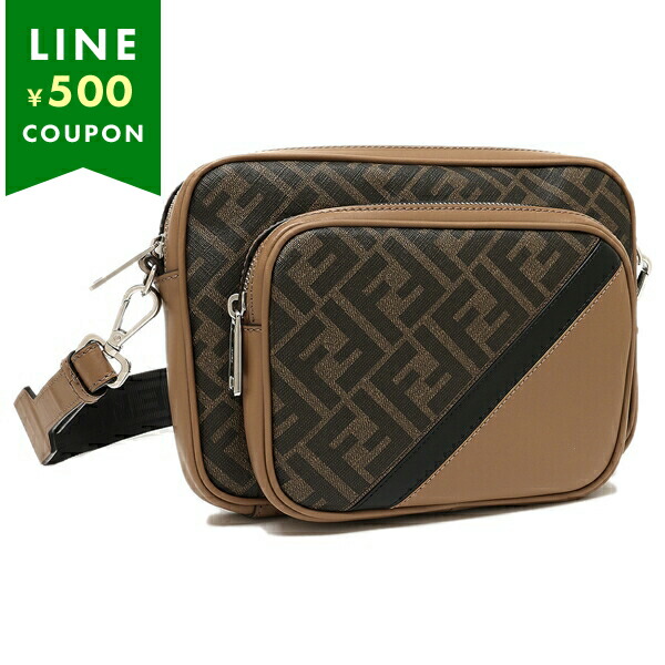 楽天市場】フェンディ ショルダーバッグ カメラケース ブラウン メンズ