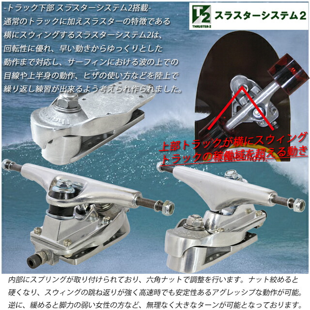 楽天市場】スラスター スケートボード コンプリート 36inch 長さ91cm