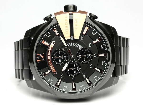 楽天市場】DIESEL ディーゼル 腕時計 メンズ クロノグラフ ブラック