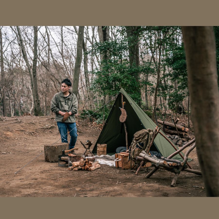 楽天市場】【CAMPLUS】ミリタリースタイルテント ソロテント ワン