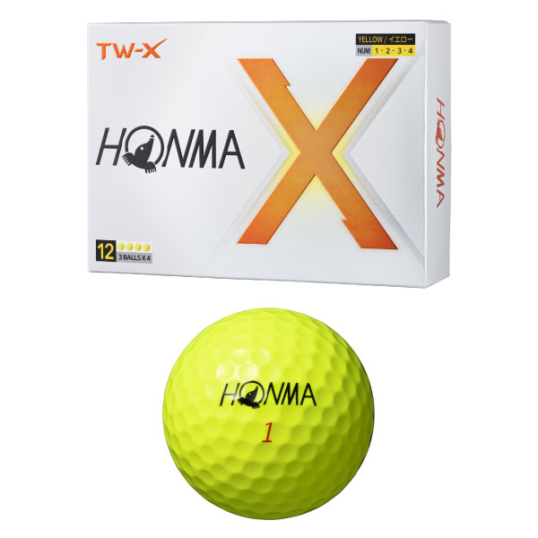 楽天市場】本間ゴルフホンマ TW-X,TW-S ツアーワールド ゴルフボール