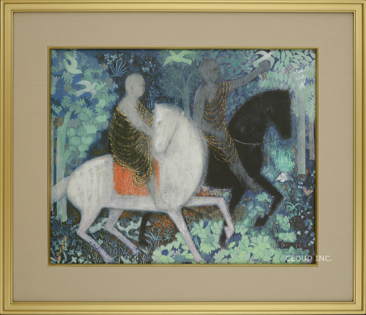 楽天市場】版画/ｼﾙｸｽｸﾘｰﾝ 百瀬寿 M and Me R 現代アート 抽象 送料無料