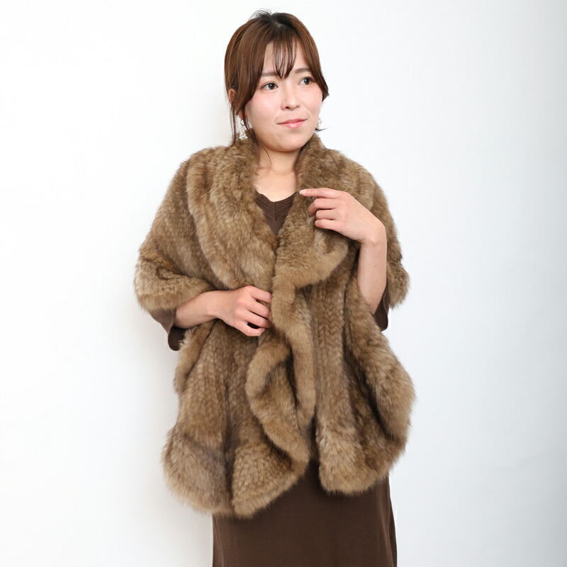 楽天市場】sobol ロシアンセーブル マフラーの通販